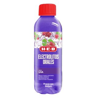 Heb Electrolitos Orales Sabor Uva 500 Ml