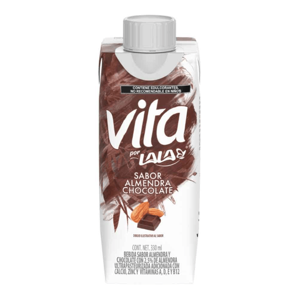 Bebida Lala Vita Sabor Almendra Chocolate 330 Ml