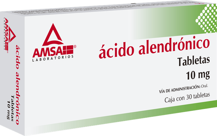 Acido Alendronico 10 Mg 30 Tabletas Gen 30 Pz