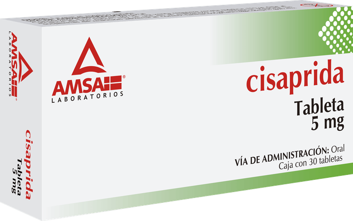 Cisaprida 5 Mg 30 Tabletas Gen 30 Pz