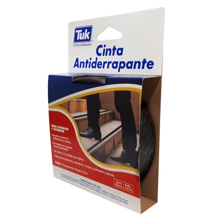 Cinta Antiderrapante Negra Tuk 25 X 4.57 1 Pz