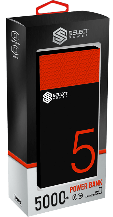 Bateria Portatil 5000 Mah 2.1a 1 Pz