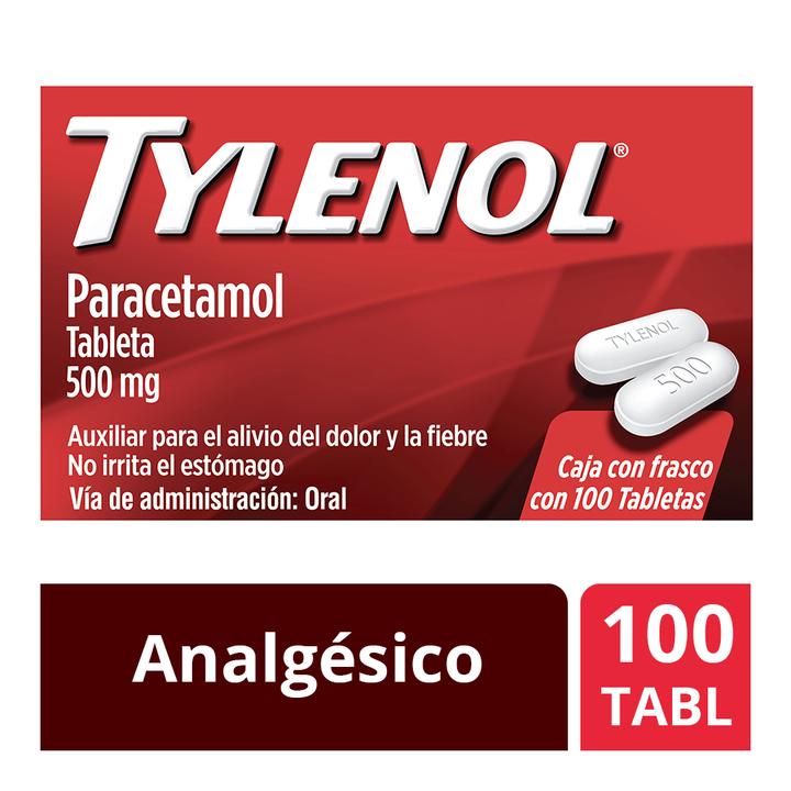 Analgésico Tabletas 500 Mg 100 Pz