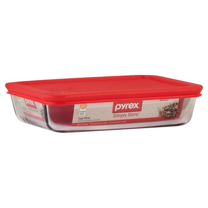 Refractario Rectangular Con Tapa 1 Pz