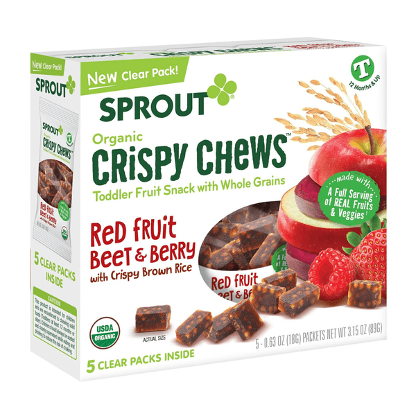 Sprout Crispy Chews Red Berry And Beet 89 G