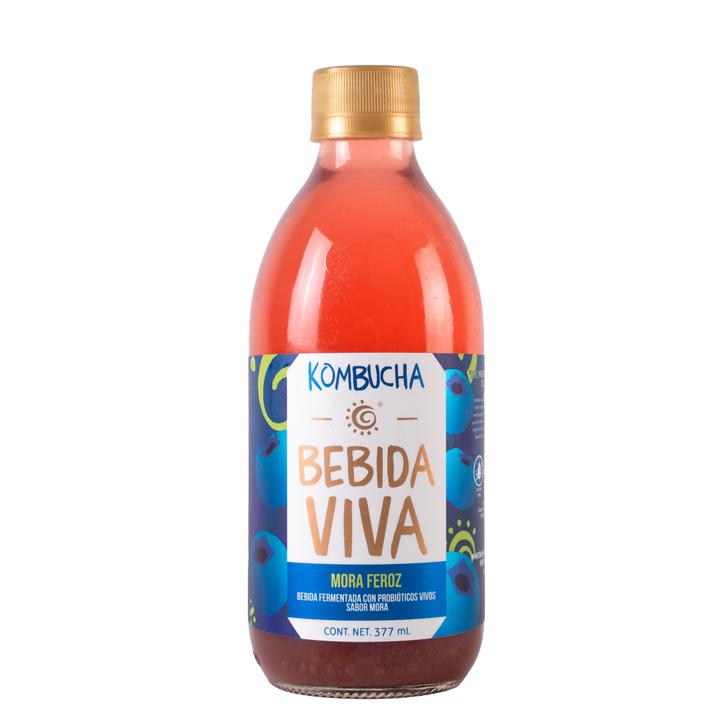 Kombucha Bebida Viva Mora Feroz 377 Ml