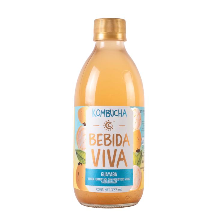 Kombucha Bebida Viva Guayaba 377 Ml