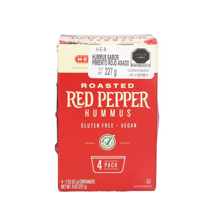 Heb Hummus Pimiento Rojo 227 G