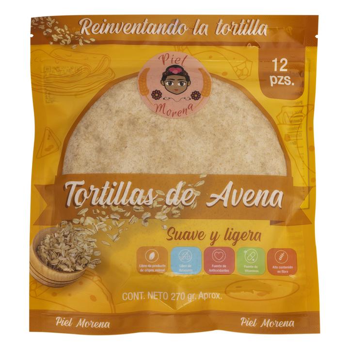 Tortilla De Harina De Avena Vegana Alta En Fibra 360 G