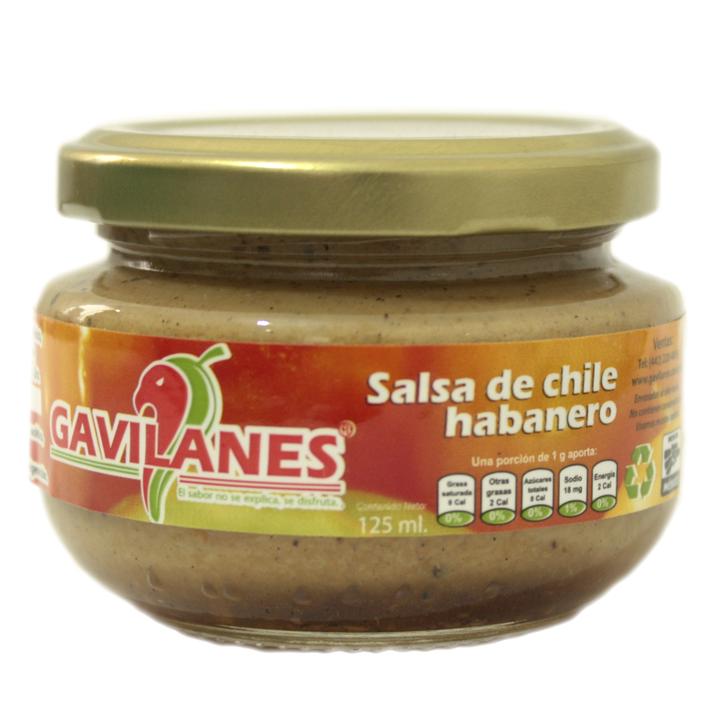 Gavilanes Salsa De Chile Habanero Con Aceite De Oliva 125 Ml