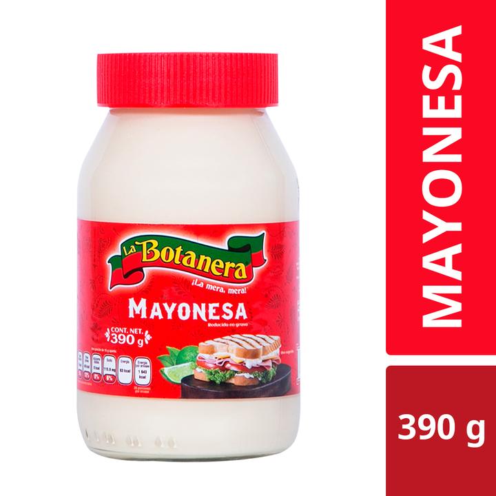 La Botanera Mayonesa Reducida En Grasa 390 G