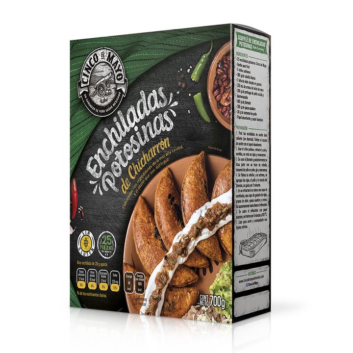 Enchiladas Potosinas De Chicharrón 25 Pz