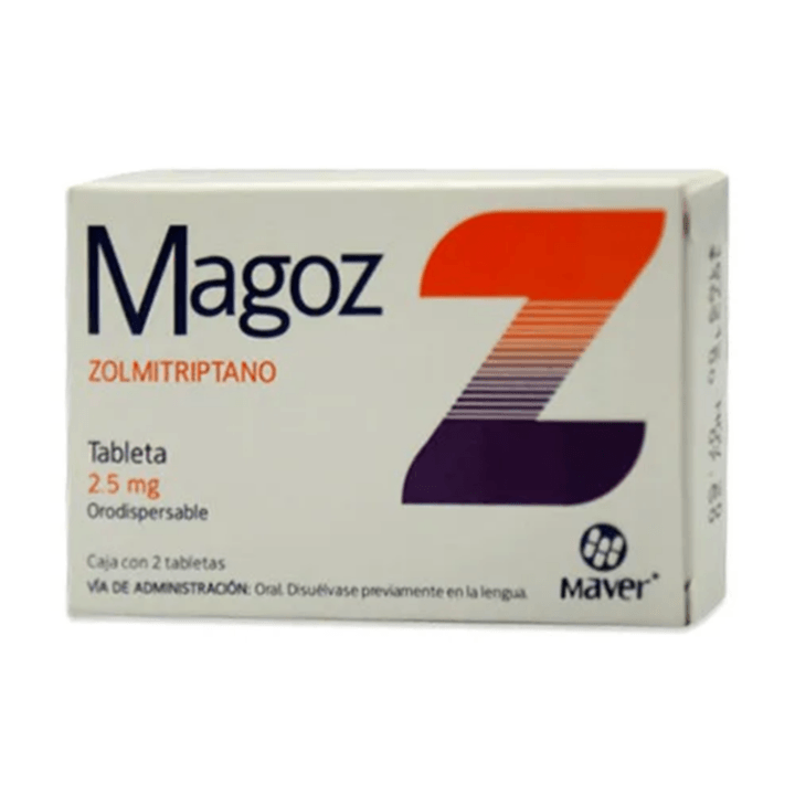 Magoz Zolmitriptano 2.5 Mg 2 Tabletas