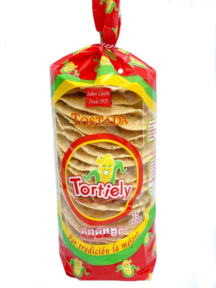 Tostada Pozolera 25 Pz