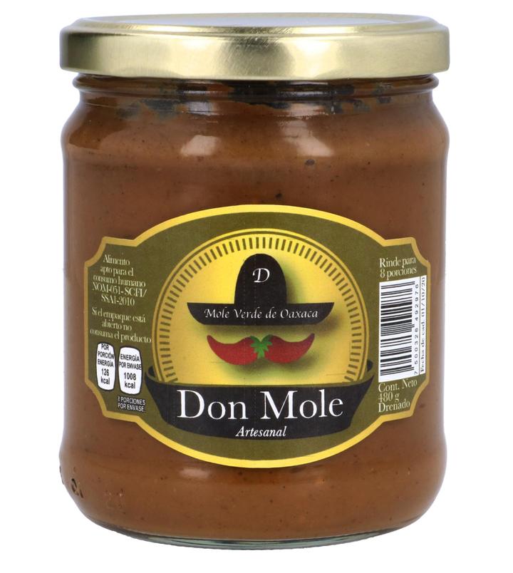 Mole Verde De Oaxaca De 480g 480 G