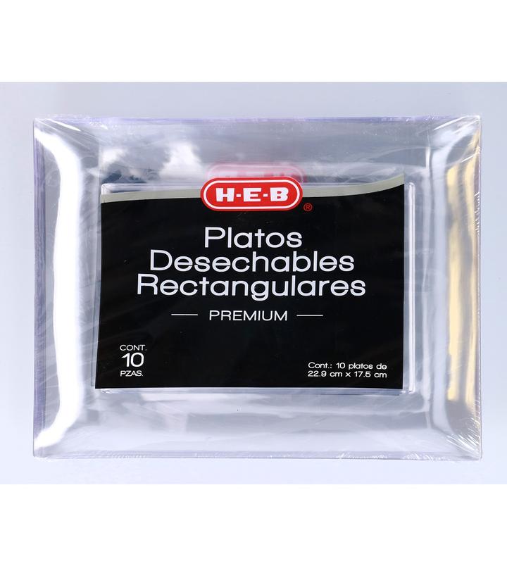 Charola Clear 9 In 10 Pz
