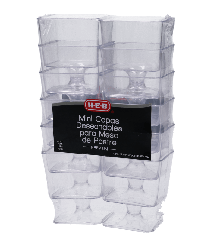 Copa Cuadrada 60 Ml 12 Pz