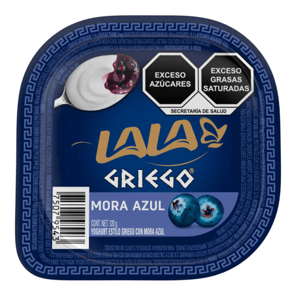 Lala Yogurt Batido Griego Mora Azul 120 G