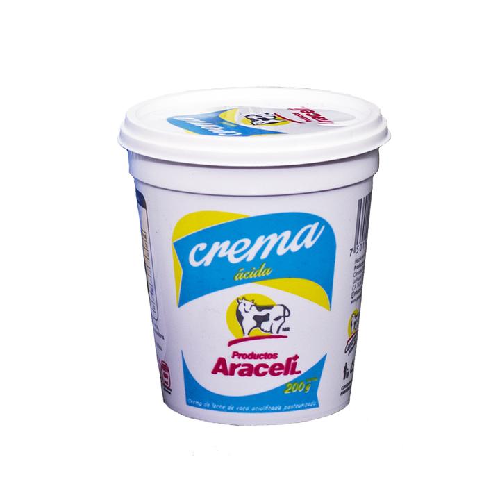 Araceli Crema Acida Pasteurizada 200 G
