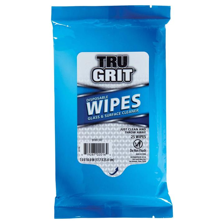 Toallitas Limpiadoras Desechables Para Vidrio 25 Pz