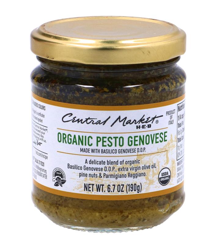 Central Market Pesto Genovese Con Perejil 189 G
