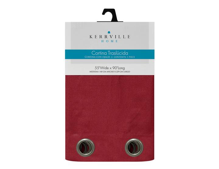 Cortina Jaquard Andover Roja 1 Pz