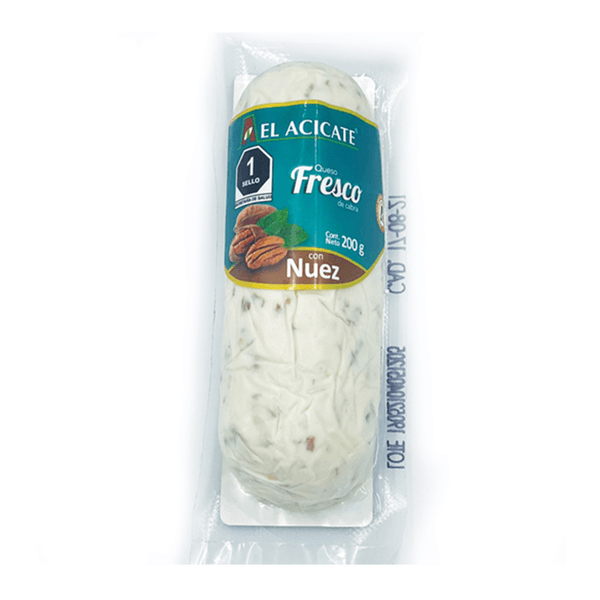 El Acicate Queso Fresco De Cabra Con Nuez 200 G