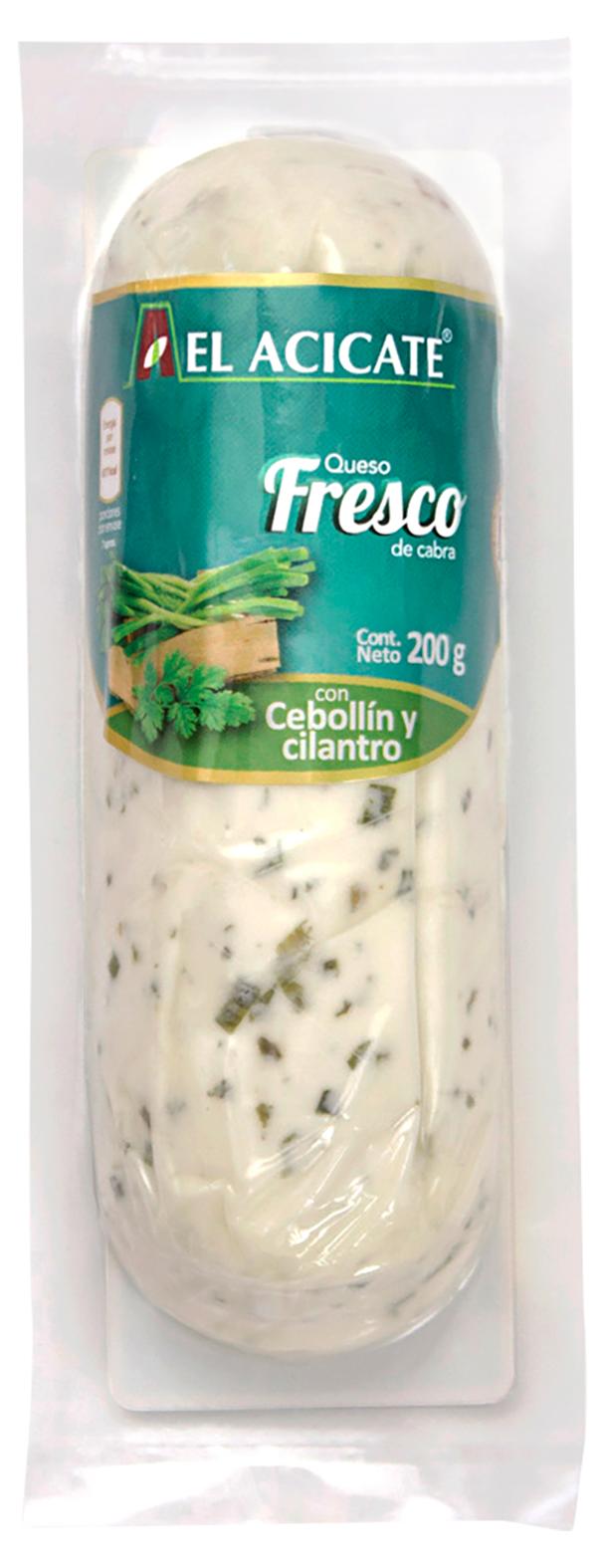 Queso Fresco De Cabra Con Cebollín Y Cilantro 200 G