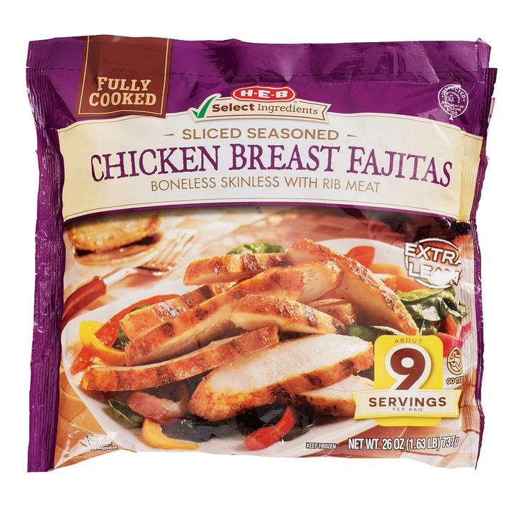 Heb Fajitas De Pechuga Asadas Cocidos 737.08 G