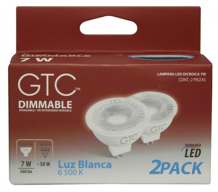 Pack De Focos Dicroica Atenuable 1 Pz