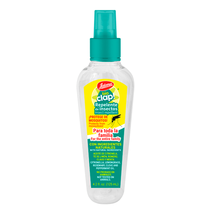 Repelente De Insectos Jaloma Bio Clap Con Ingredientes Naturales 125 Ml