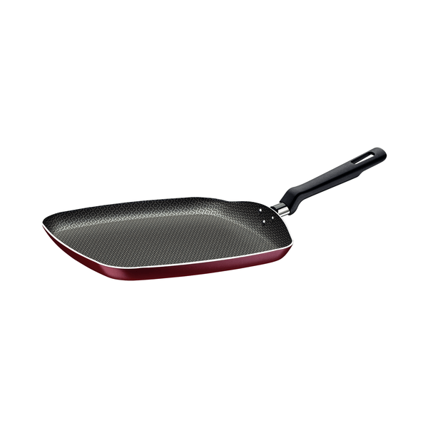 Bifera Tramotina Lisa Loreto Aluminio Rojo 24 Cm 1 Pz