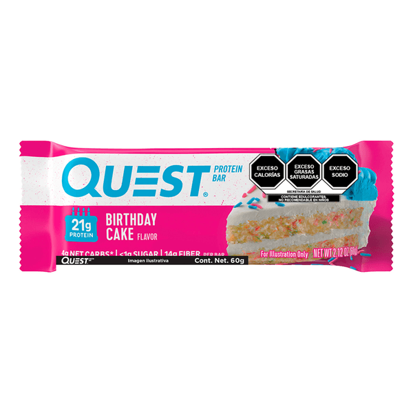 Barra De Proteína Pastel De Cumpleaños 1 Pz