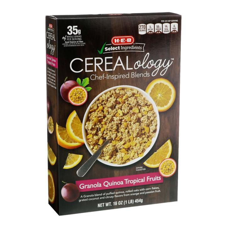 Cereal Cerealology Frutas Tropicales 454gr 453 G