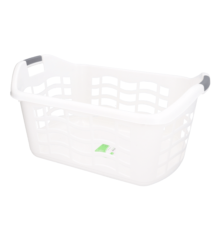 Cesto Rectangular Básico Blanco 1 Pz