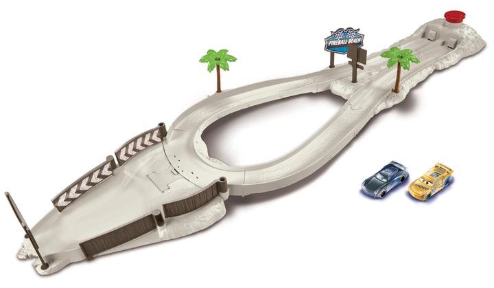 Disney Pixar Cars Pista De Carreras De Playa Con 1 Pz