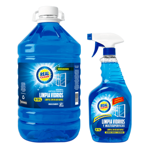 Real Clean Limpiador De Vidrios 2 Pack 5.9 L