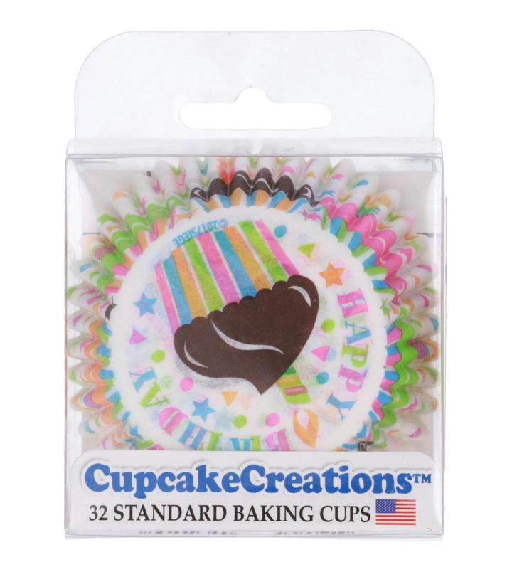 Capacillos Happy Birthday Baking Cups 1 Pz