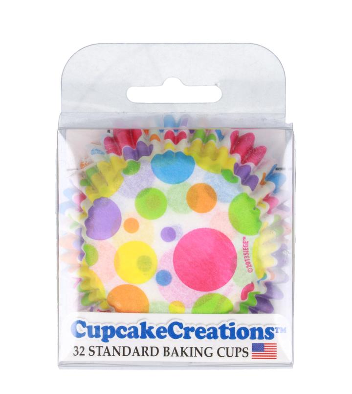 Capacillos Rainbow Dots Baking Cups 1 Pz