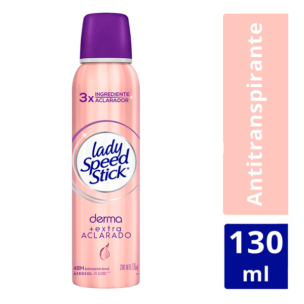 Antitranspirante En Aerosol Extra Aclarado 120 Ml