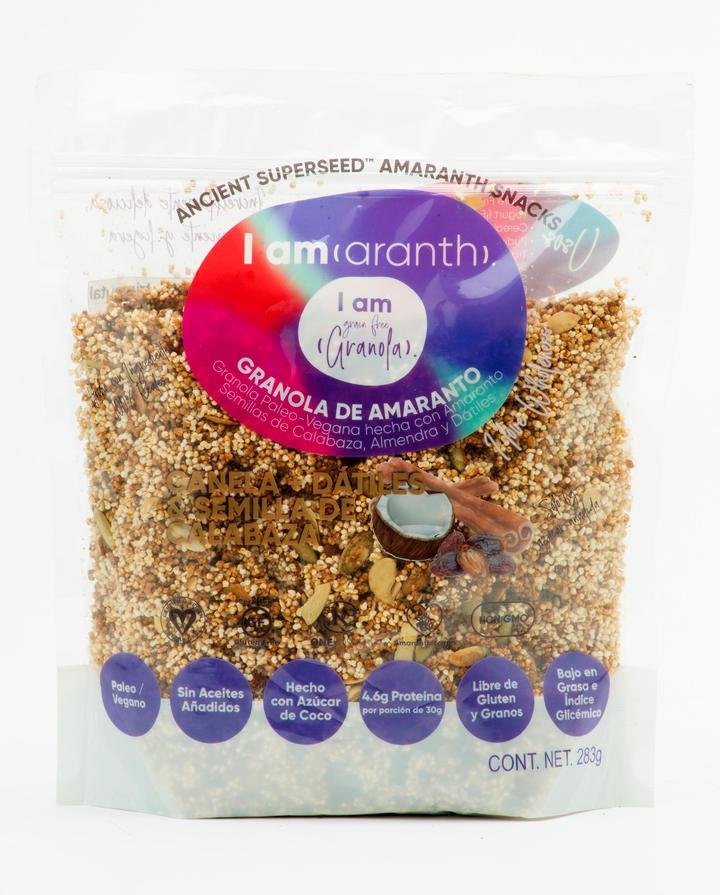 Iamaranth Granola Canela Y Datiles 283 G