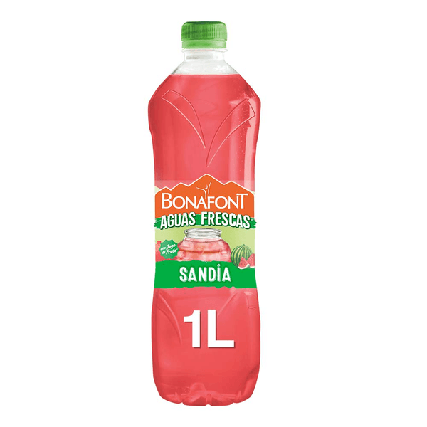 Bonafont Agua Fresca Sabor Sandía 1 L