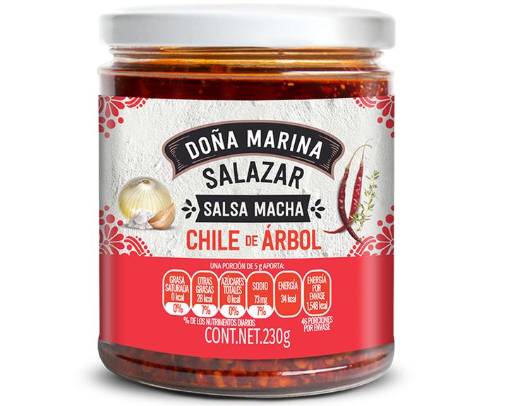 Doña Marina Salsa Macha Chile De Árbol 230 G