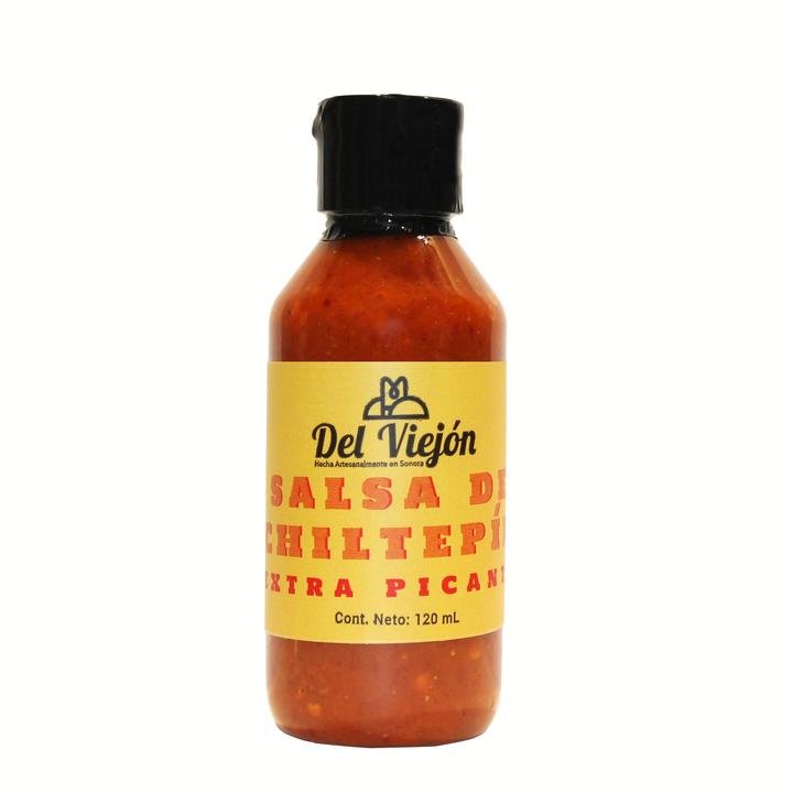 Del Viejón Salsa Picante Chiltepín 125 Ml