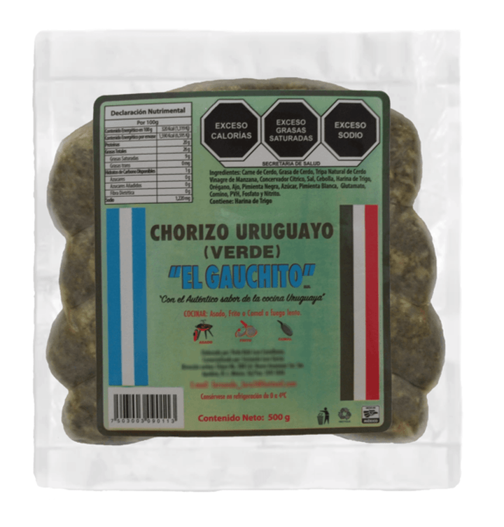 El Gauchito Chorizo Uruguayo 500 G