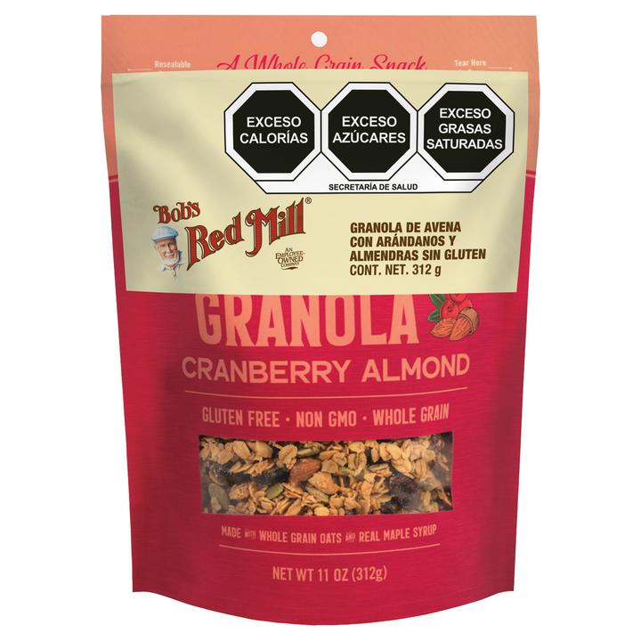 Bobs Red Mill Granola Arándano Almendra 312 G