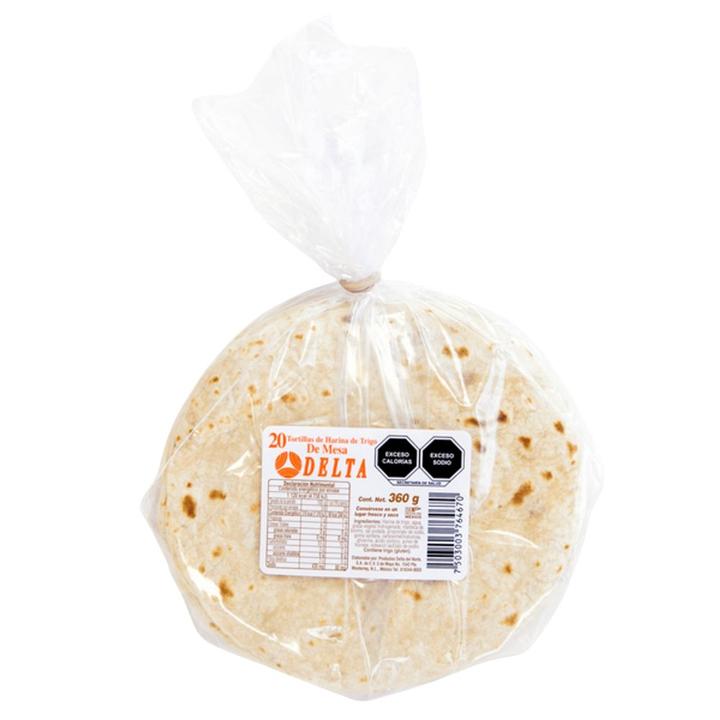 Delta Tortilla De Harina De Mesa 360 G