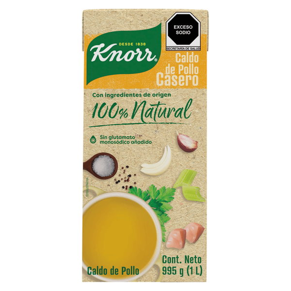 Knorr Caldo De Pollo 100% Natural 1 L
