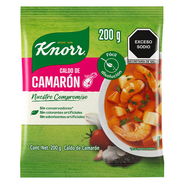 Knorr Caldo Sabor Camarón 200 G