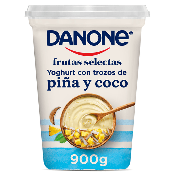 Frutas Selectas Yogurt Piña Y Coco 900 G